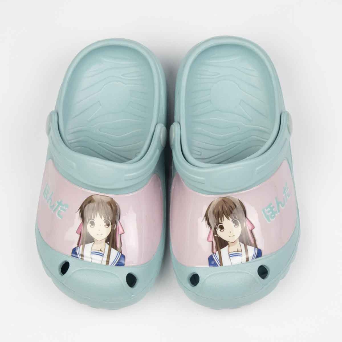 Fruits Basket EU Sky Blue Lightweight & Comfortable Slip-On Sandals Kids Klogs Unisex