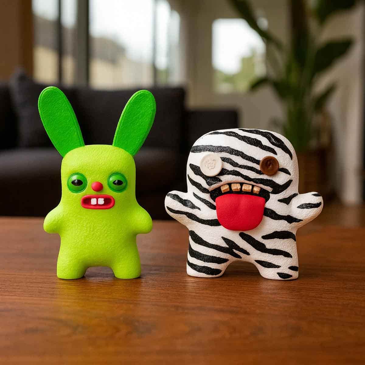Fuggler Customizable Assorted Monster Figure Unisex, 5-7 Years Pack of 2