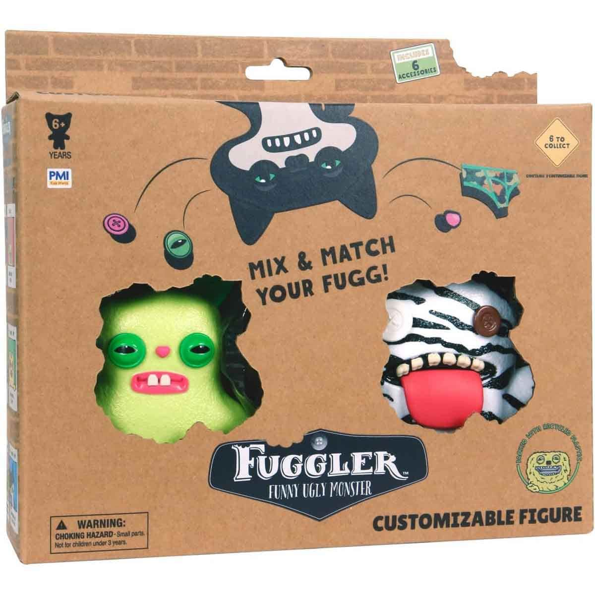 Fuggler Customizable Assorted Monster Figure Unisex, 5-7 Years Pack of 2