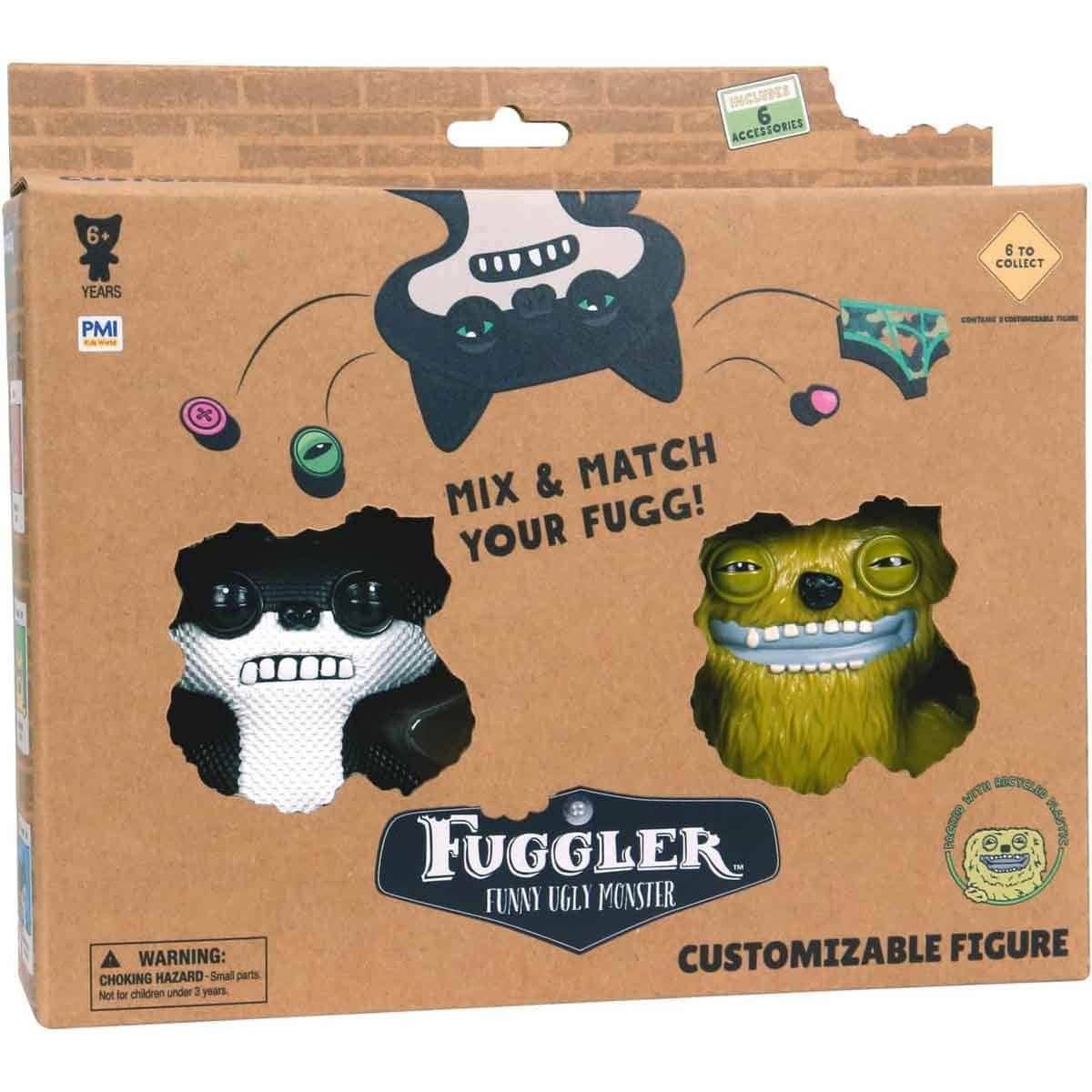 Fuggler Customizable Assorted Monster Figure Unisex, 5-7 Years Pack of 2