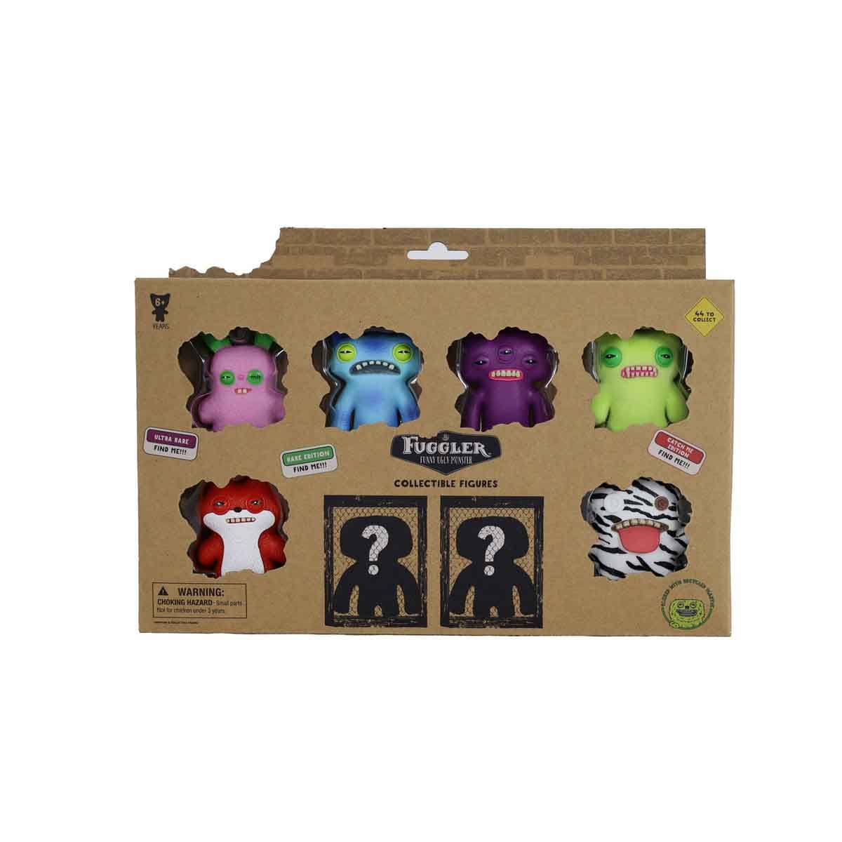 Fuggler Funny Ugly Monster Assorted Action Figure Unisex, 5-7 Years, Pack of 8