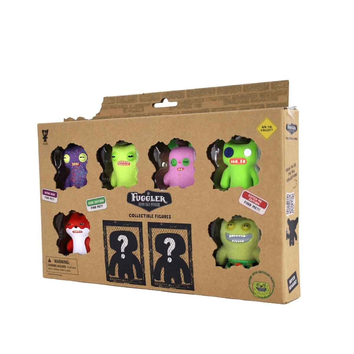 Fuggler Funny Ugly Monster Assorted Action Figure Unisex, 5-7 Years, Pack of 8