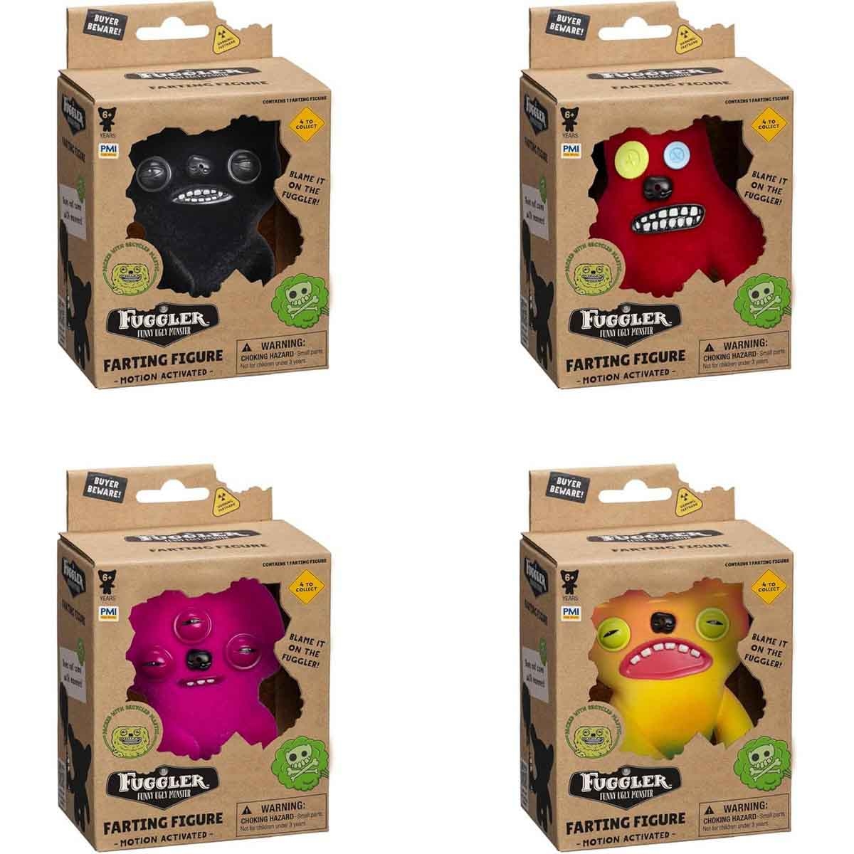 Fuggler Funny Ugly Monster Farting Assorted Action Figure Unisex, 5-7 Years