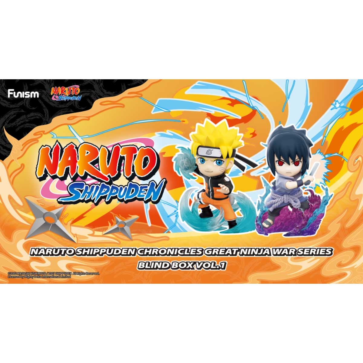 Funism Naruto Shippuden Chronicles Great Ninja War Series Vol.1 Mini Action Figure Blind Box