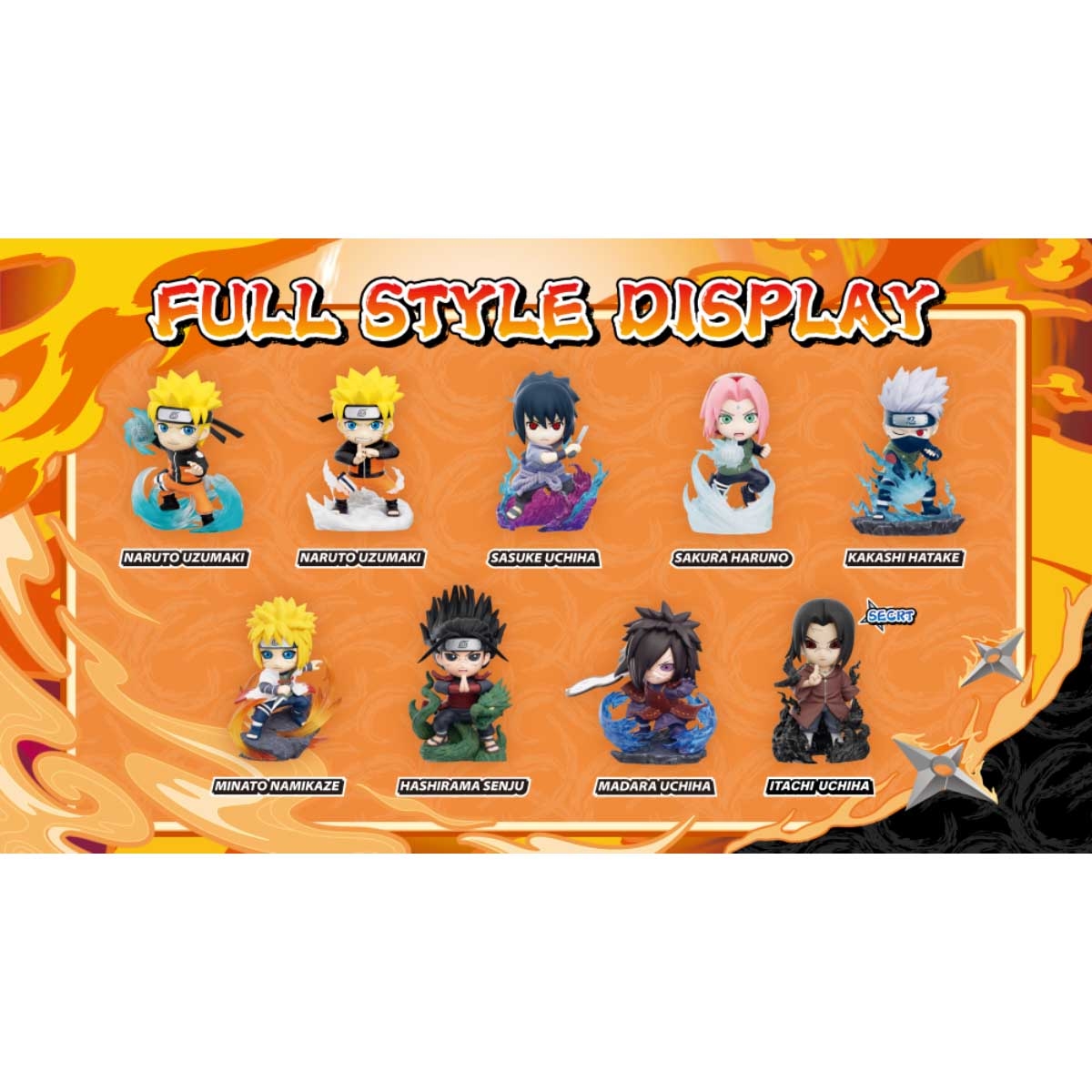 Funism Naruto Shippuden Chronicles Great Ninja War Series Vol.1 Mini Action Figure Blind Box