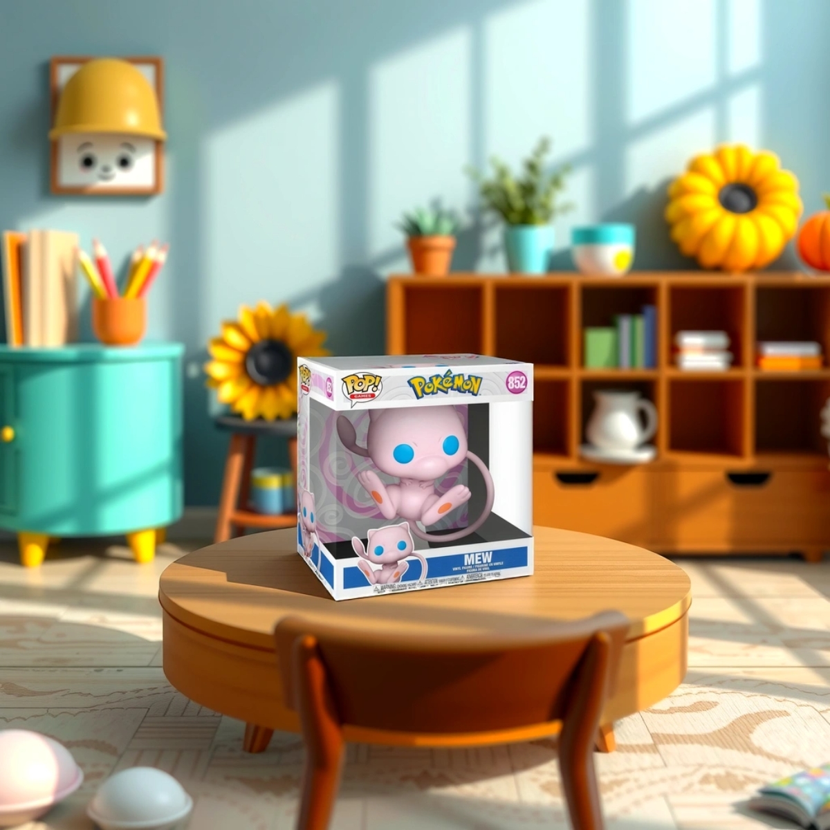 Funko 10" Pop Jumbo! Games: Pokemon - Mew (EMEA) Bobblehead Unisex, 3-4 Years