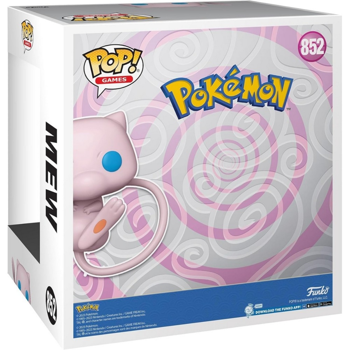 Funko 10" Pop Jumbo! Games: Pokemon - Mew (EMEA) Bobblehead Unisex, 3-4 Years