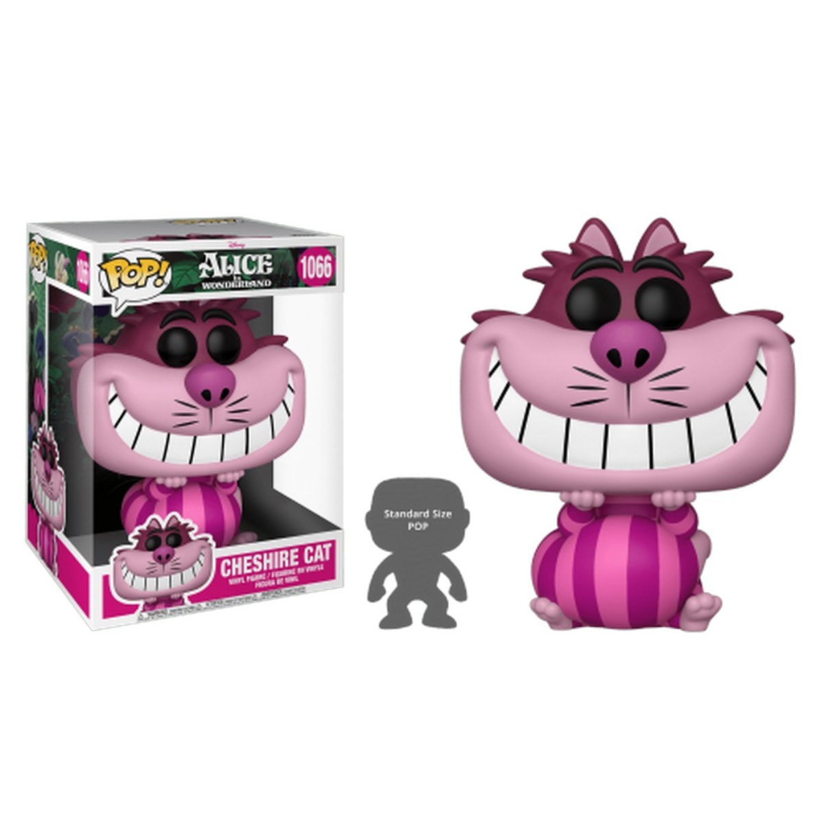 فانكو بوب! 10 إنش جامبو ديزني أليس 70 تشيشاير كات (اصدار حصري) مجسم برأس هزاز للجنسين، 3-4 سنوات