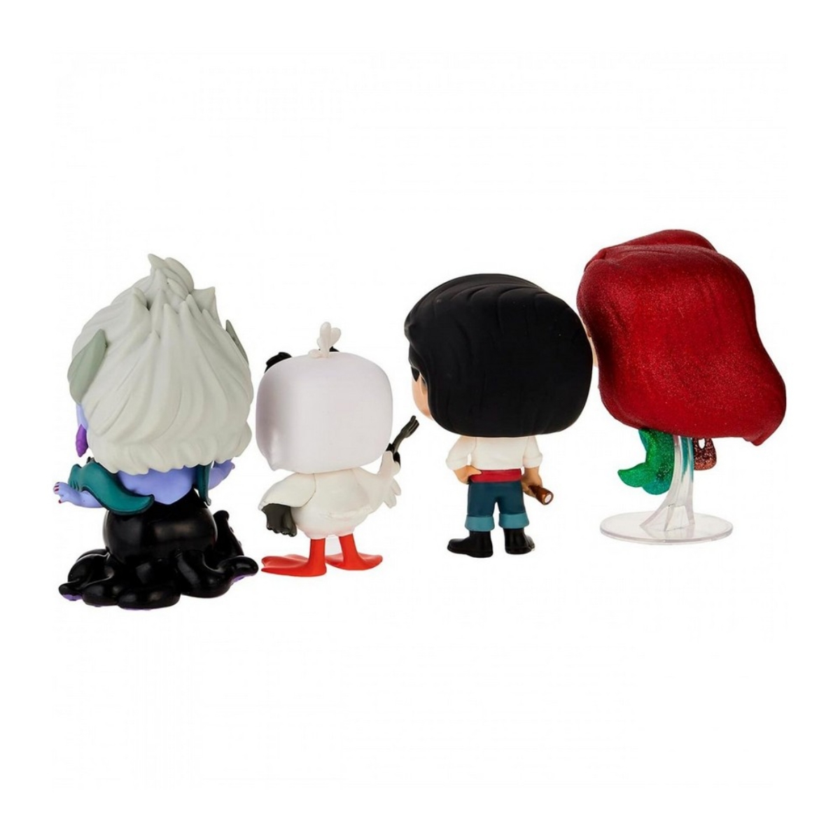 فانكو بوب! 4 إنش ديزني: ذا ليتل ميرميد مجسم برأس هزاز (إصدار حصري) للجنسين، 3-4 سنوات، مجموعة من 4