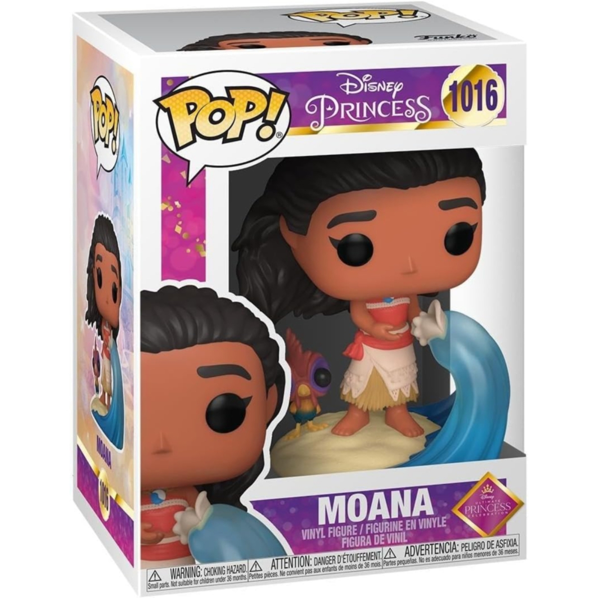 Funko POP! 4″ Disney Ultimate Princess Moana Bobblehead Unisex, 3-4 Years