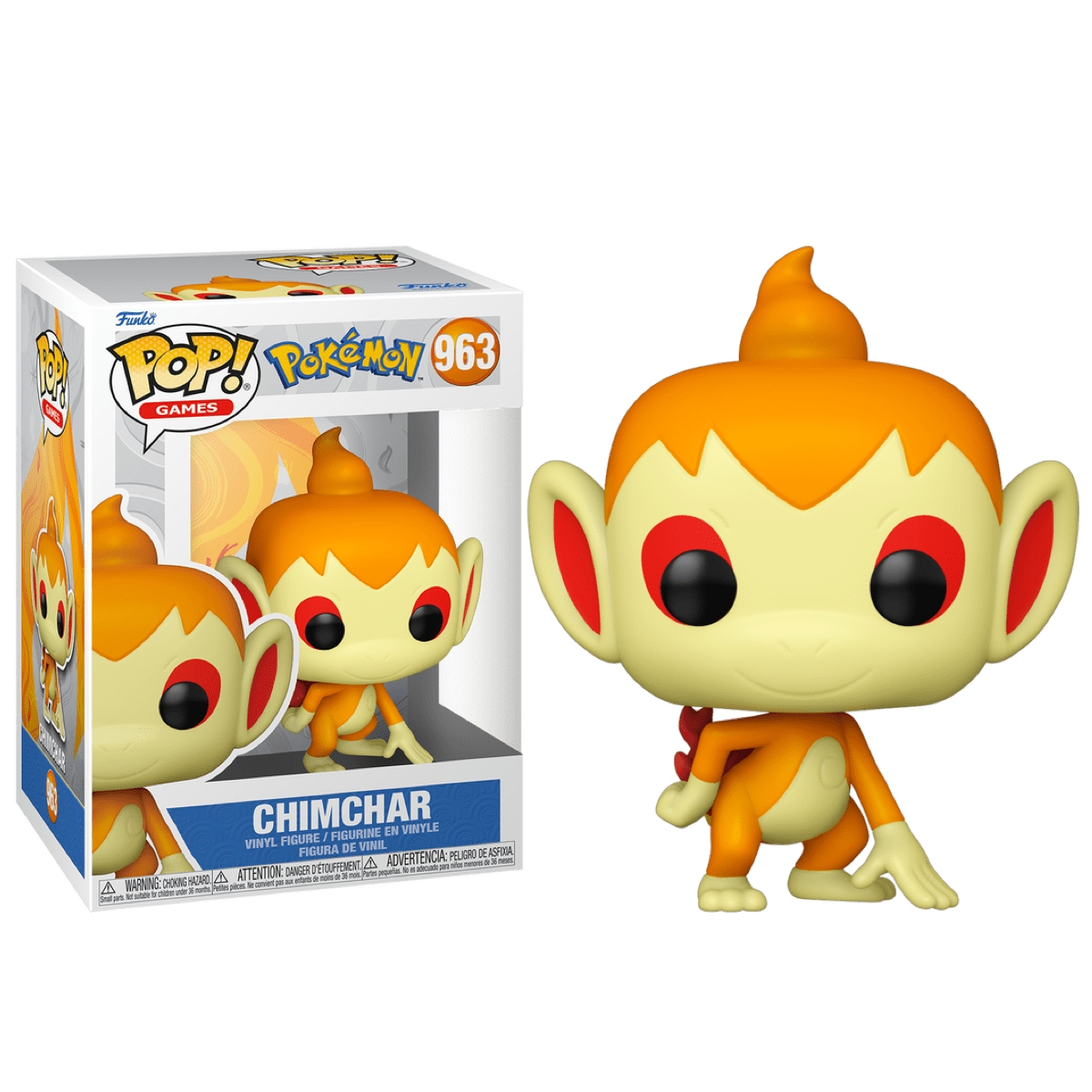 Funko POP! 4" Games: Pokemon - Chimchar (EMEA) Bobblehead Unisex, 3-4 Years