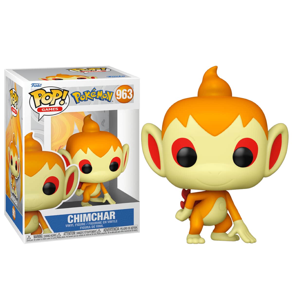 Funko POP! 4" Games: Pokemon - Chimchar (EMEA) Bobblehead Unisex, 3-4 Years