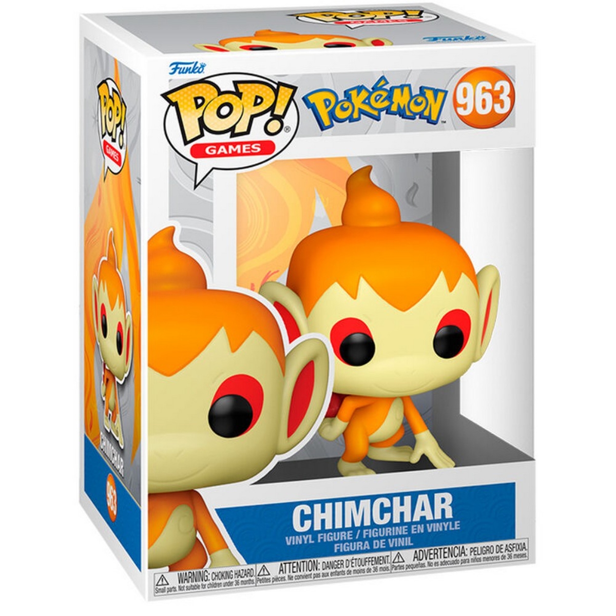 Funko POP! 4" Games: Pokemon - Chimchar (EMEA) Bobblehead Unisex, 3-4 Years