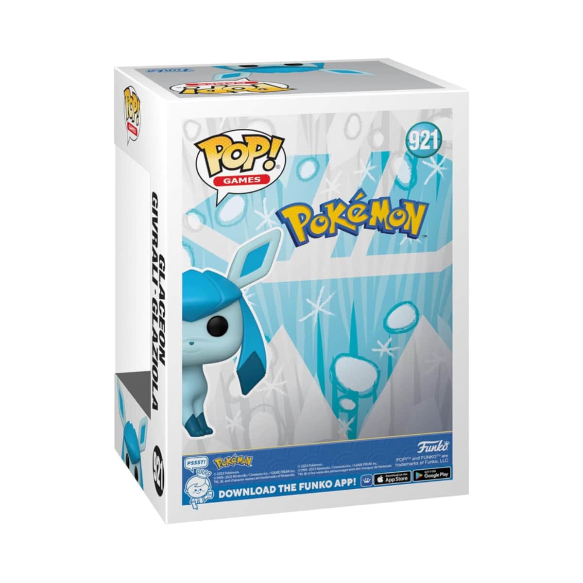 Funko POP! 4″ Games: Pokemon- Glaceon (EMEA) Vinyl Figure Unisex, 3-4 Years
