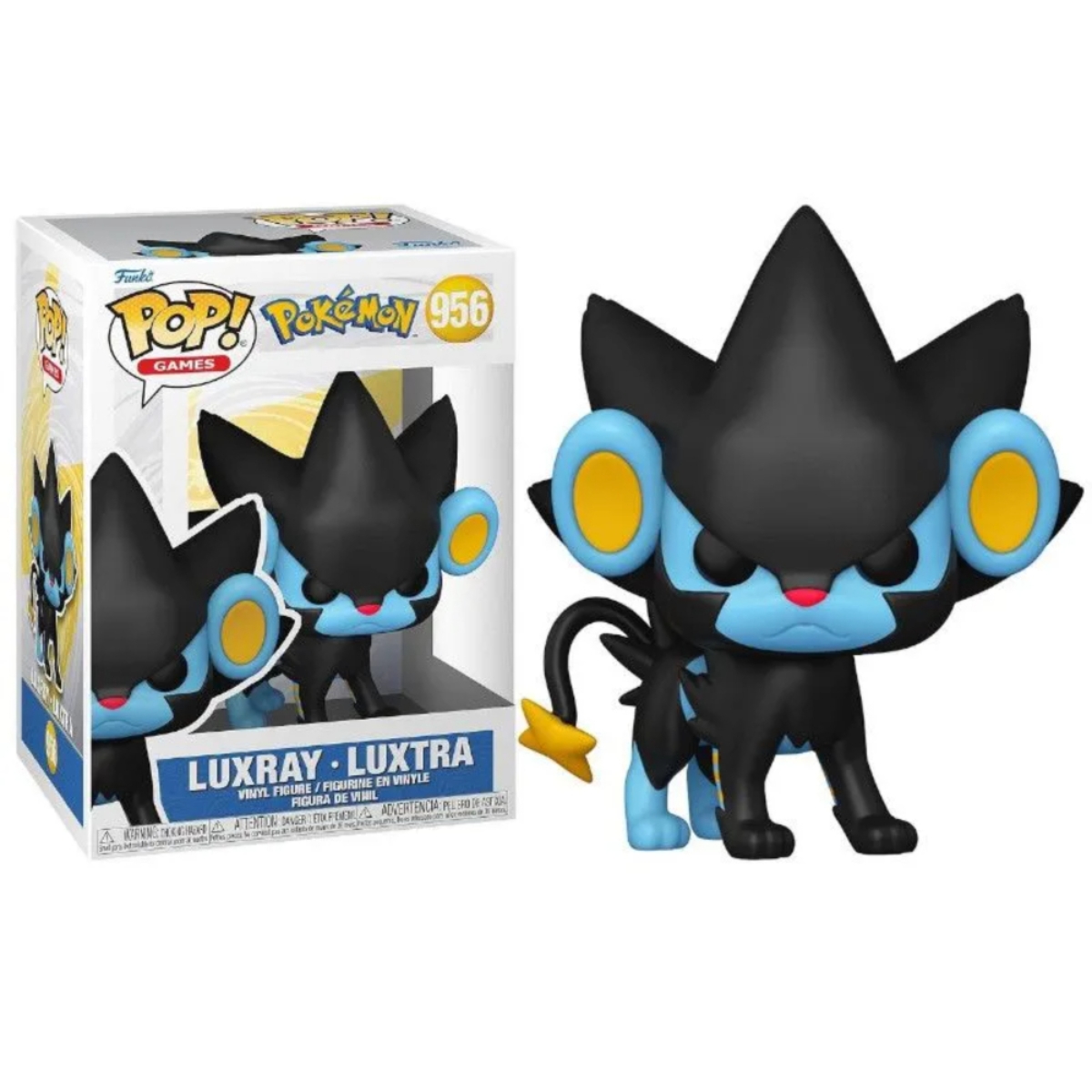 Funko POP! 4″ Games: Pokemon Luxray Bobblehead Unisex, 3-4 Years