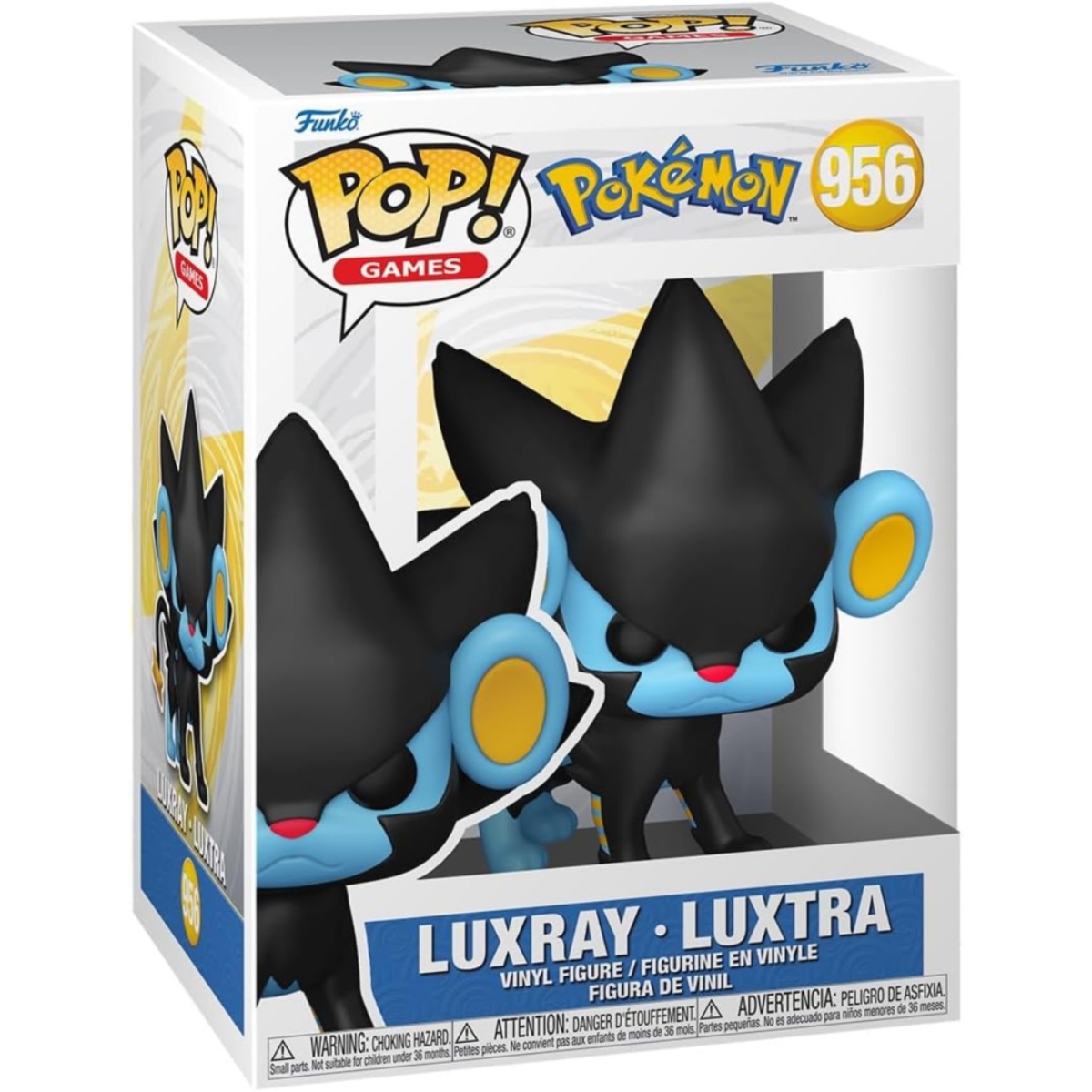Funko POP! 4″ Games: Pokemon Luxray Bobblehead Unisex, 3-4 Years