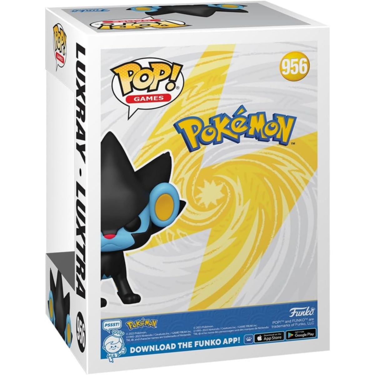 Funko POP! 4″ Games: Pokemon Luxray Bobblehead Unisex, 3-4 Years