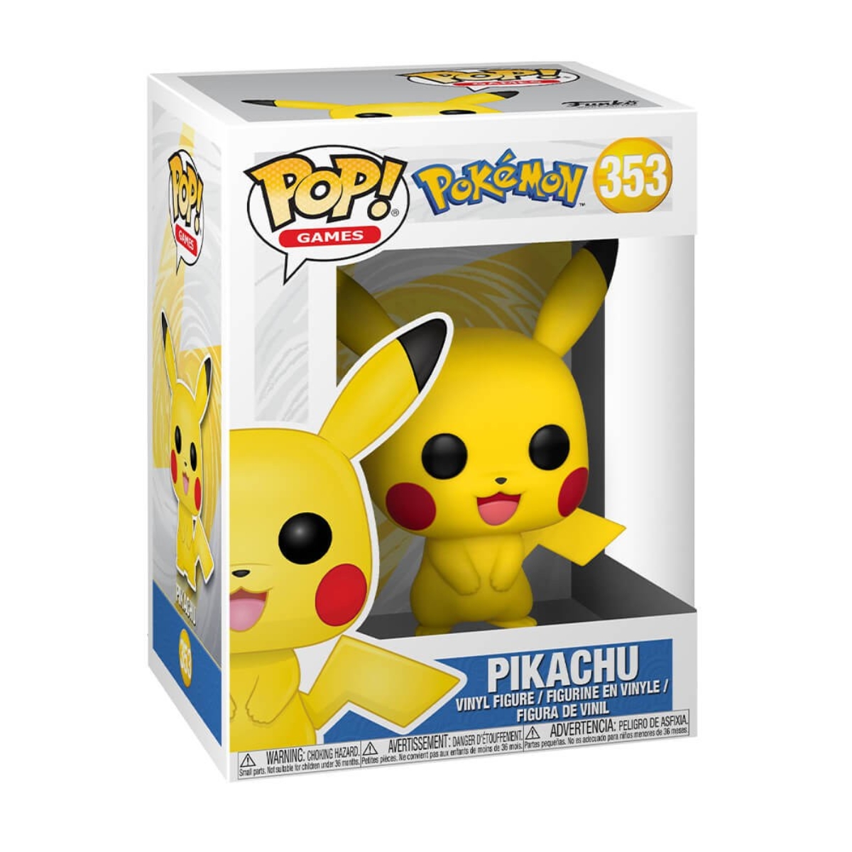 Funko POP! 4″ Games: Pokemon S1-Pikachu Exclusive Vinyl Figure Unisex, 3-4 Years