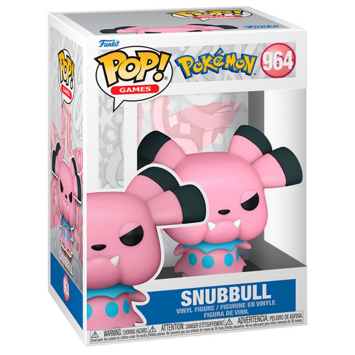 Funko POP! 4" Games: Pokemon - Snubbull (EMEA) Bobblehead Unisex, 3-4 Years