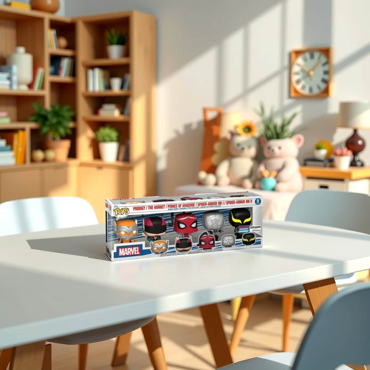 Funko POP! 4″ Marvel: Spider-Man: Beyond Amazing Vinyl Bobblehead (Exclusive) Unisex, 3-4 Years, Pack of 5