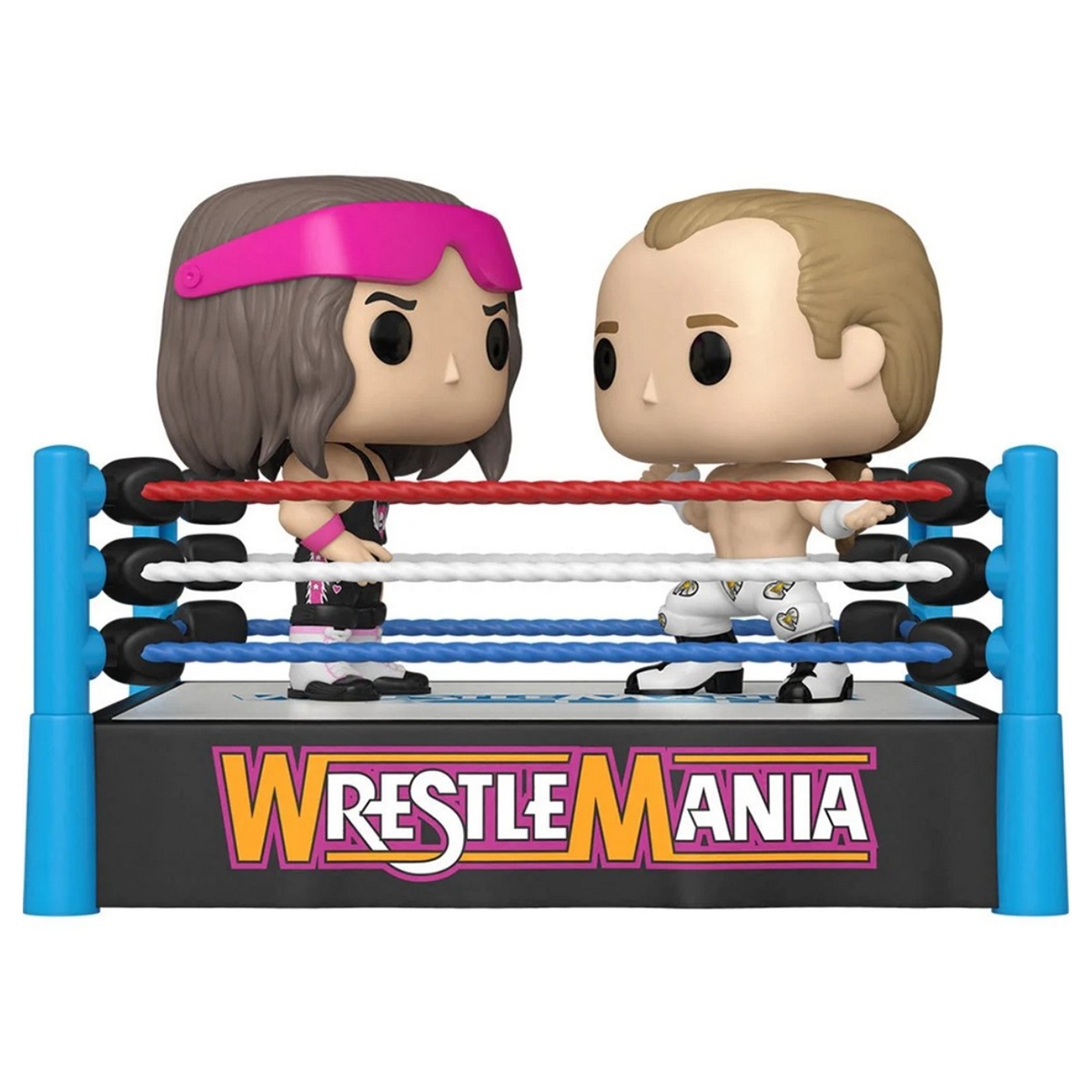 Funko POP! 4" Moment! WWE: Bret Hart vs Shawn Michaels Bobblehead Unisex, 3-4 Years, Pack of 2