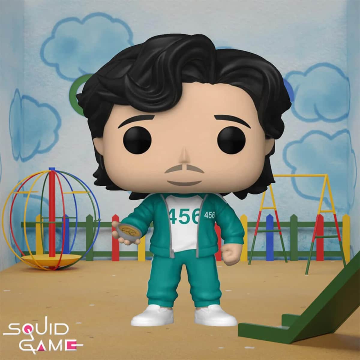 Funko POP! 4" Tv: Squid Game- Player 456 Seong Gi-hun Bobblehead Unisex, 3-4 Years
