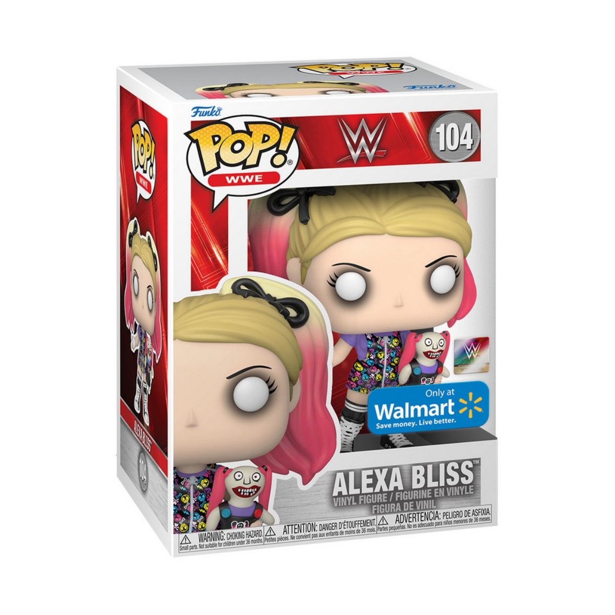 Funko POP! 4″ WWE Alexa Bliss Bobblehead (Exclusive) Unisex, 3-4 Years