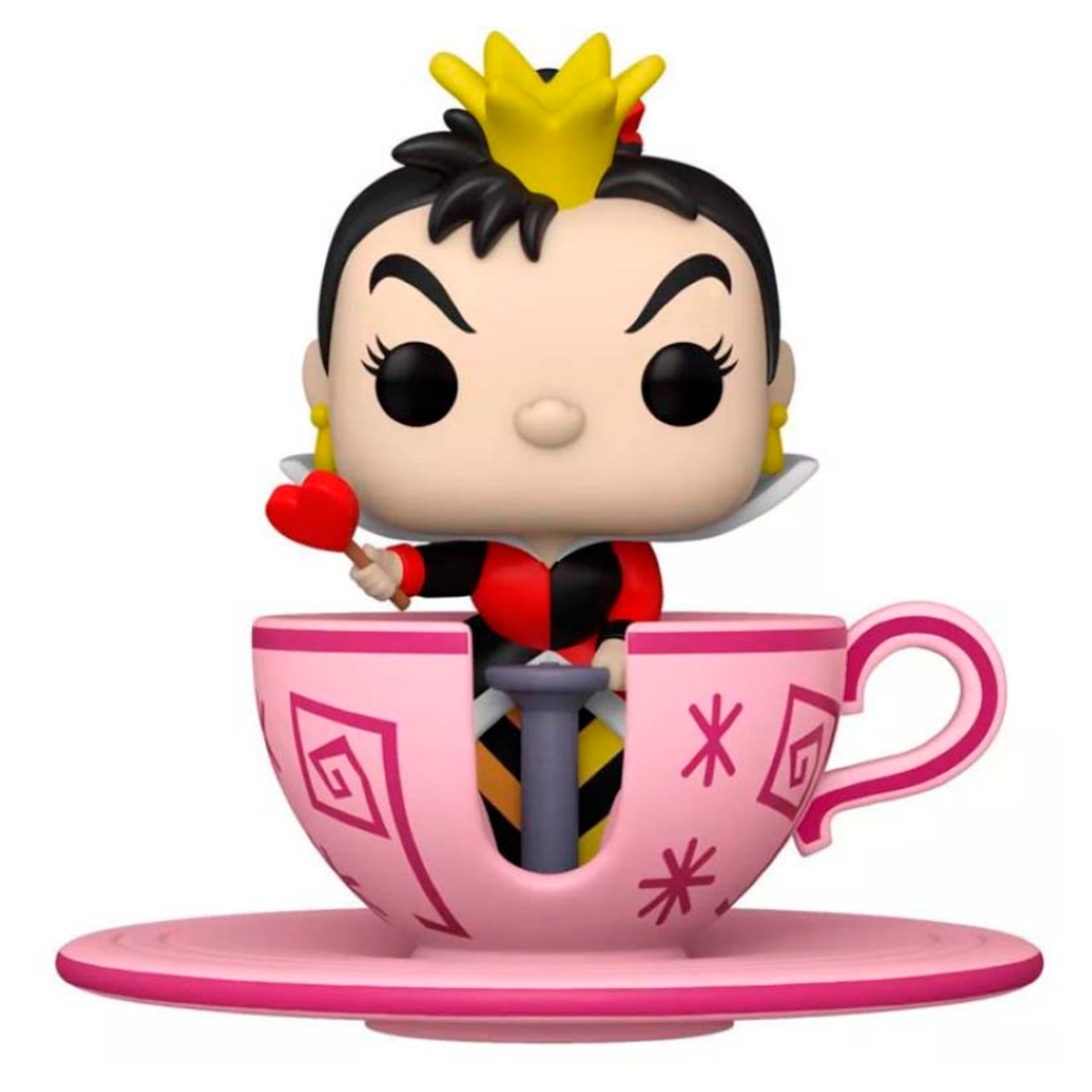 فانكو بوب! ديلاكس 3.75 إنش كوين أوف هارتس في ماد تي بارتي أتراكشن (إصدار حصري) مجسم برأس هزاز للجنسين، 3-4 سنوات