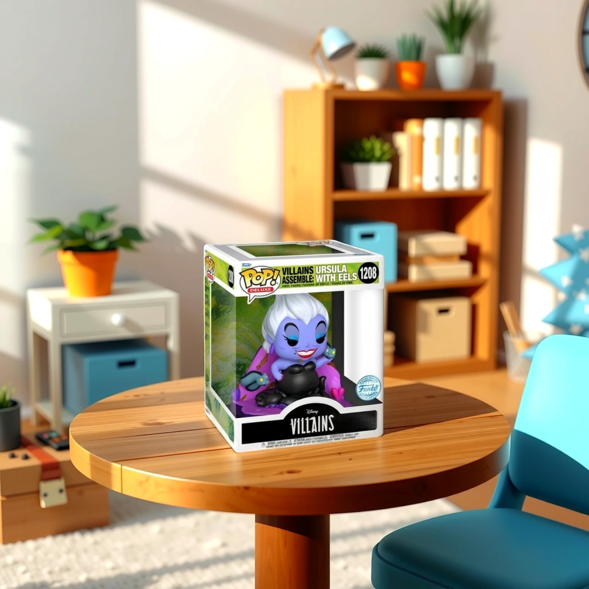 Funko POP! Deluxe 5" Disney Villains Assemble Ursula with EELS (Exclusive) Bobblehead Unisex, 3-4 Years