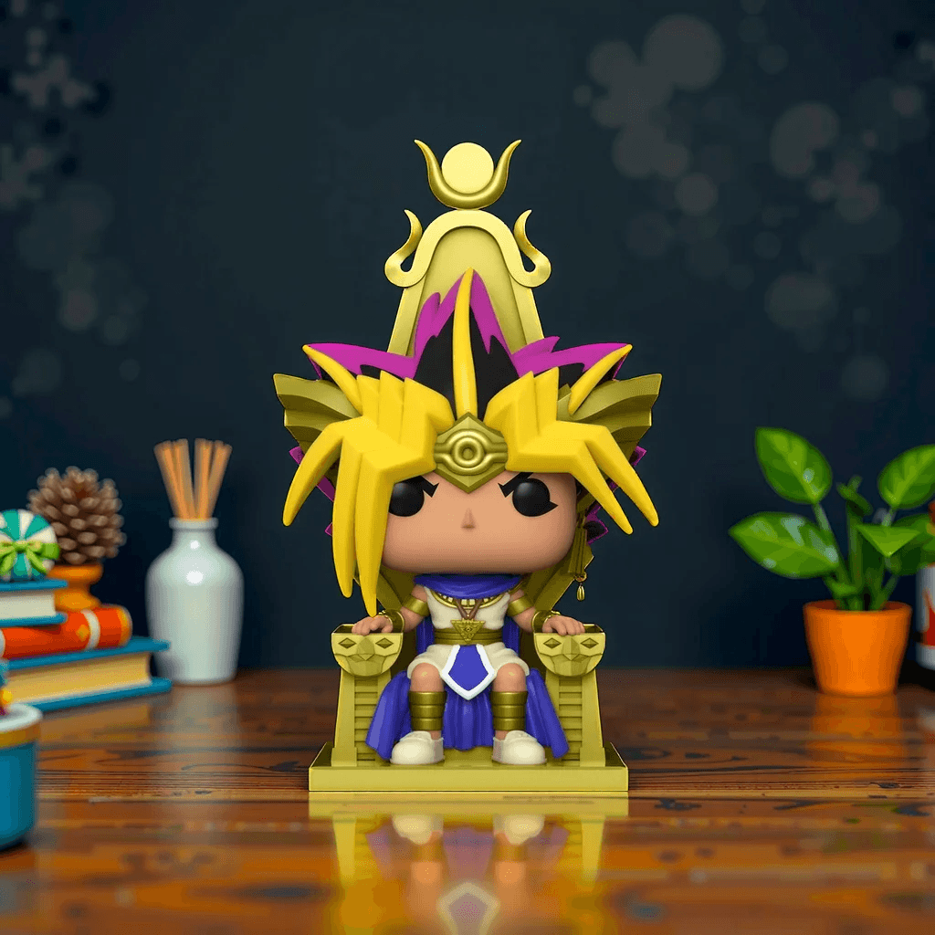 Funko POP! Deluxe 6" Yu-Gi-Oh- Atem Pharaoh Yugi (Excusive) Bobblehead Unisex, 3-4 Years