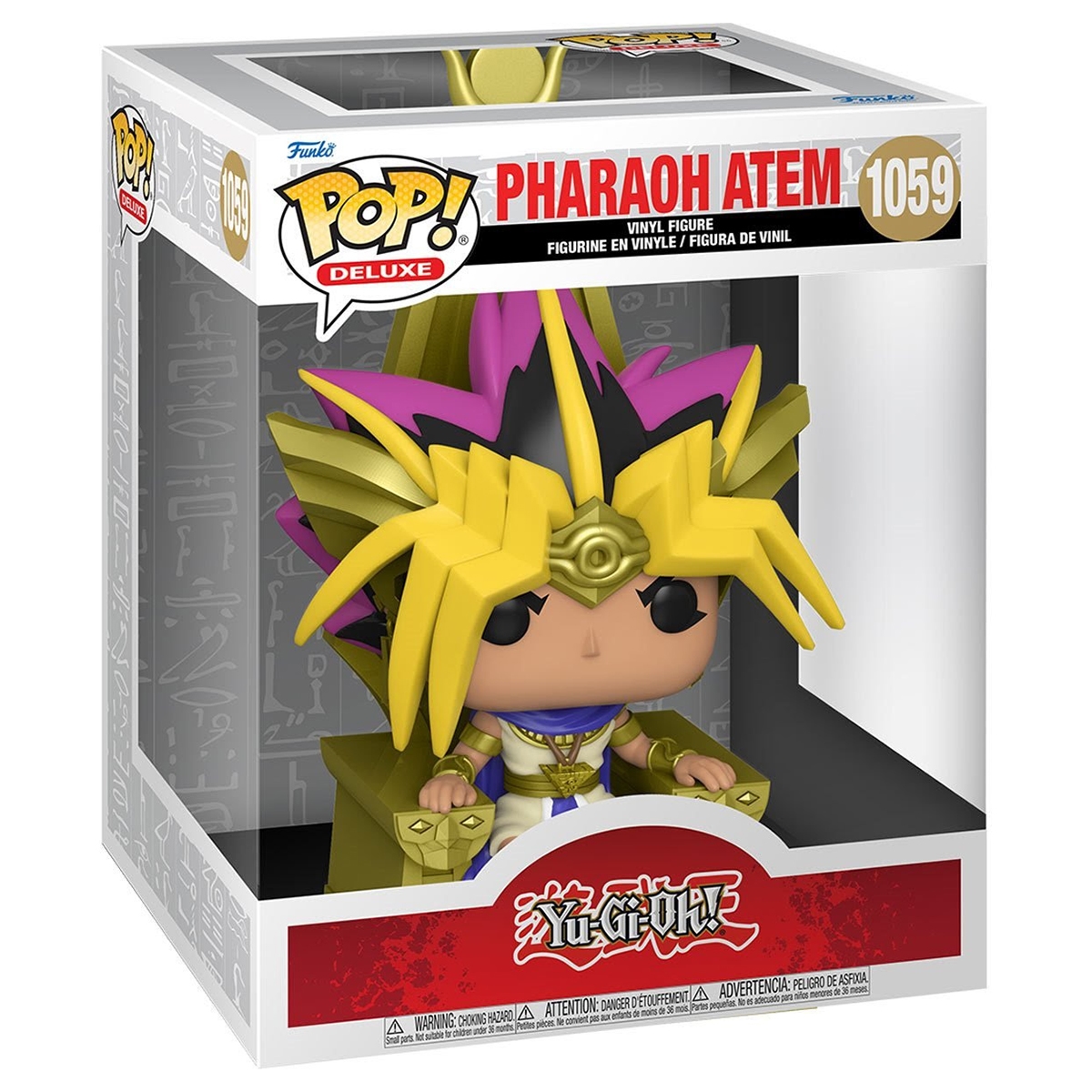 Funko POP! Deluxe 6" Yu-Gi-Oh- Atem Pharaoh Yugi (Excusive) Bobblehead Unisex, 3-4 Years