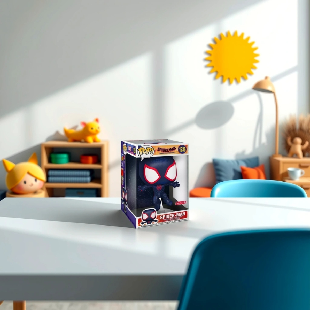 فانكو بوب! جامبو (إصدار حصري) مارفل: أكروس ذا سبايدر فيرس سبايدر مان مجسم برأس هزاز للجنسين، 3-4 سنوات