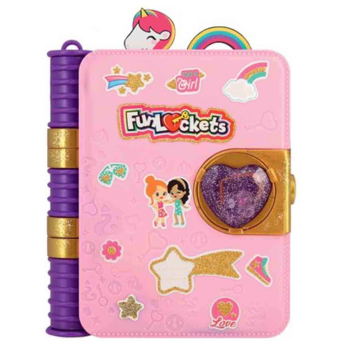 Funlockets Secret Journal Glitter Edition Girls, 5-7 Years