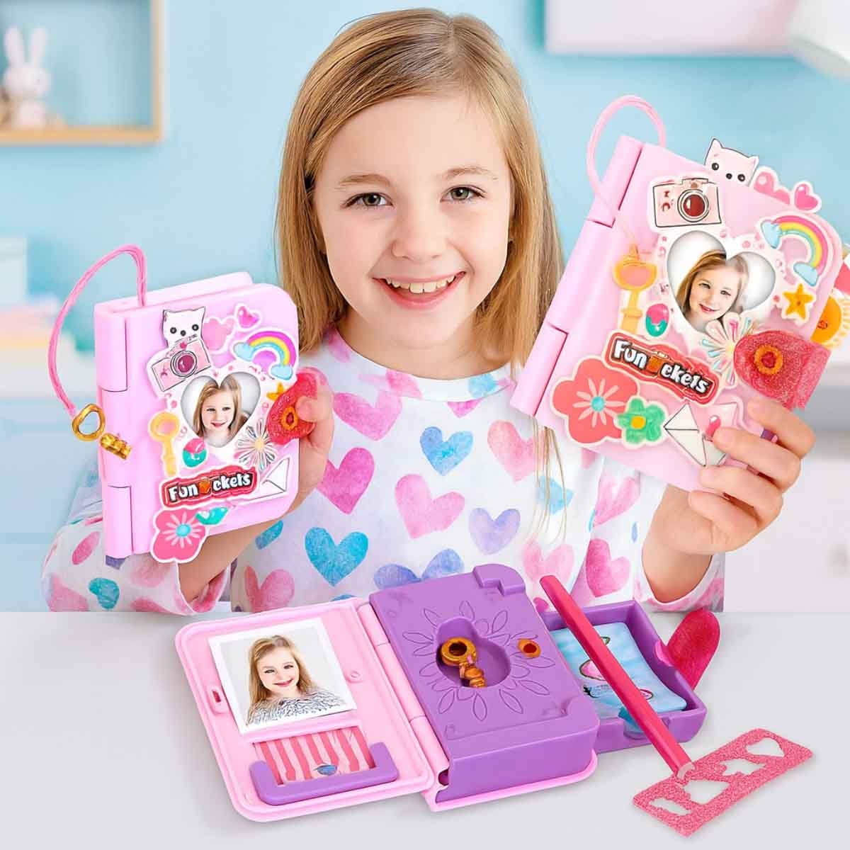 فن لوكيتس مفكرة سرية صغيرة للفتيات عمر 5-7 سنوات