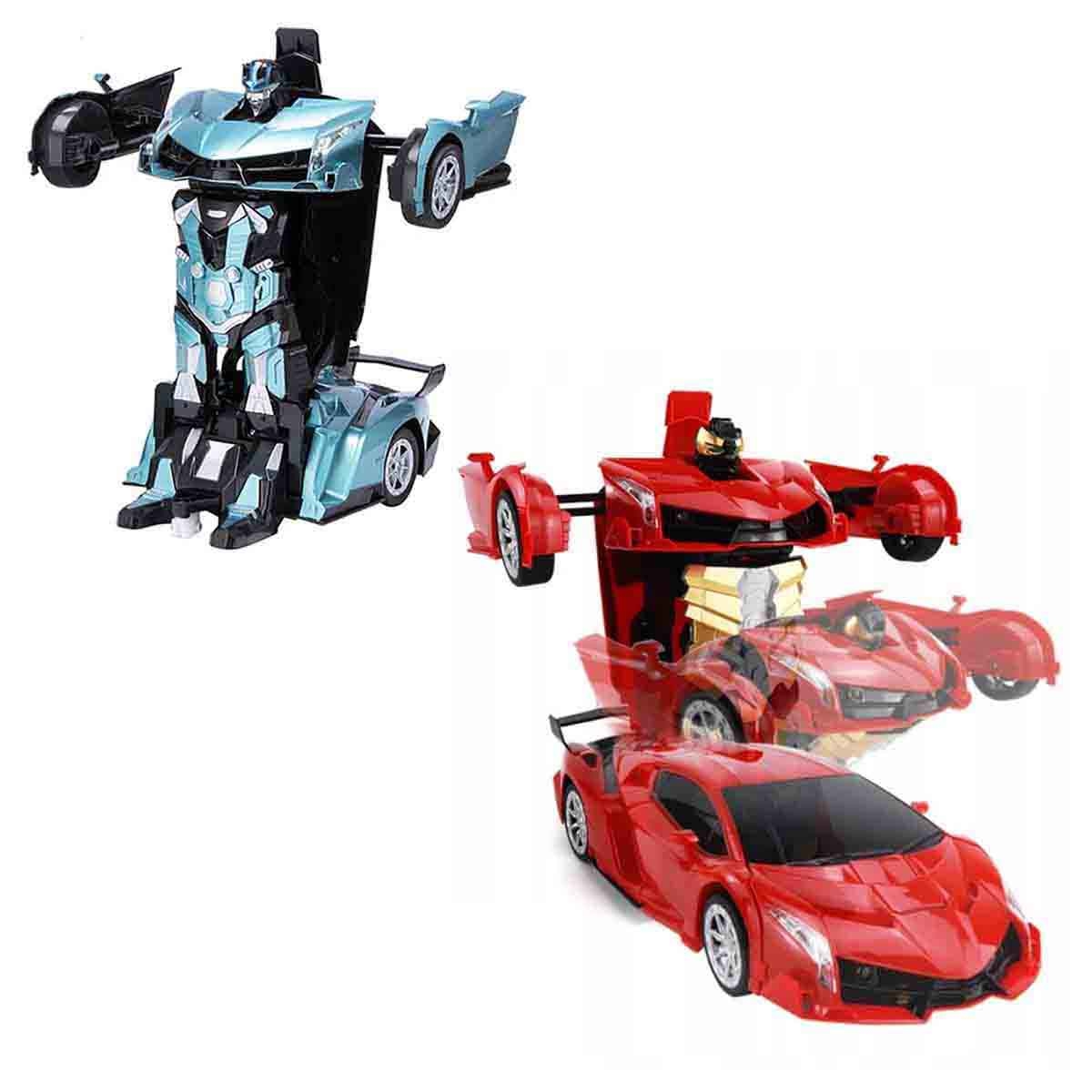 Funny Box 1:16 2.4G Metal Alloy Speed Assorted Transformer Car Unisex, 3-4 Years