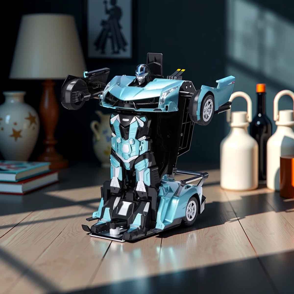 Funny Box 1:16 2.4G Metal Alloy Speed Assorted Transformer Car Unisex, 3-4 Years