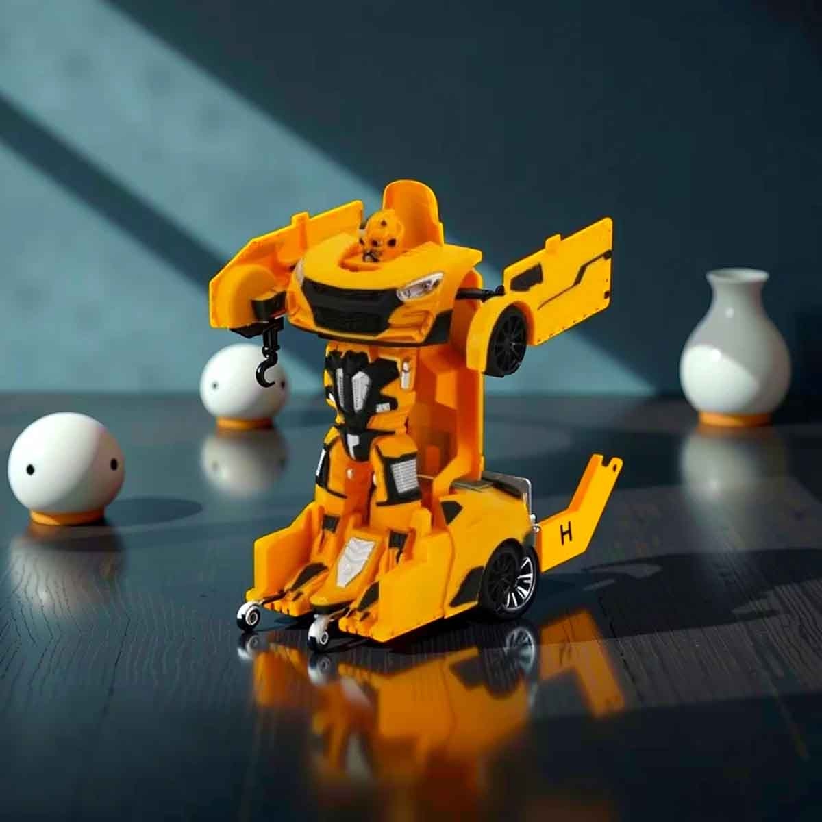 Funny Box 2.4G 1:12 Transformer Car Unisex, 3-4 Years