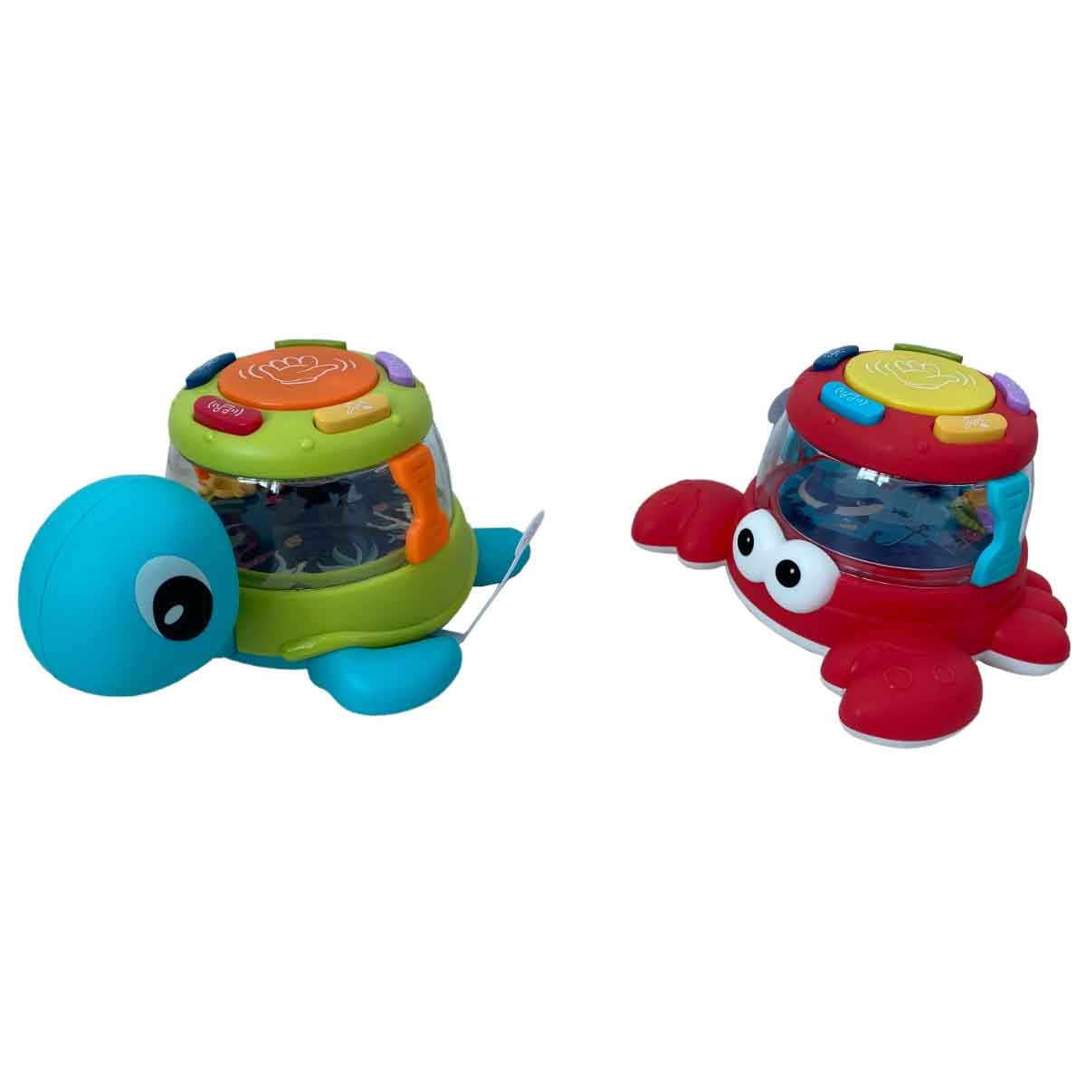 Kos Group Funny Turtle Crab Musical Toy Toddler, 0-2 Years