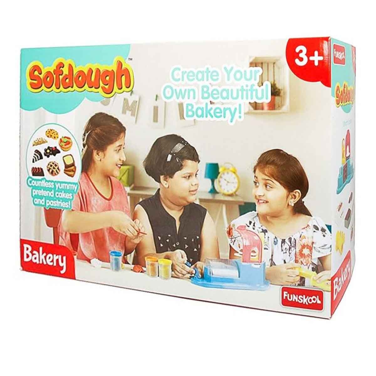 فن سكول مجموعة عجين المخبز للأولاد والبنات عمر 3-4 سنوات
