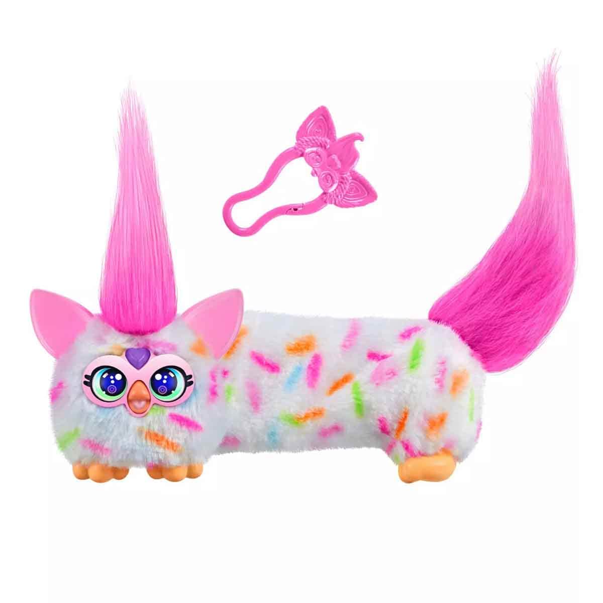 Furby DJ Furblets Berry-Cup-Cake Interactive Plush Toy Girls, 5-7 Years