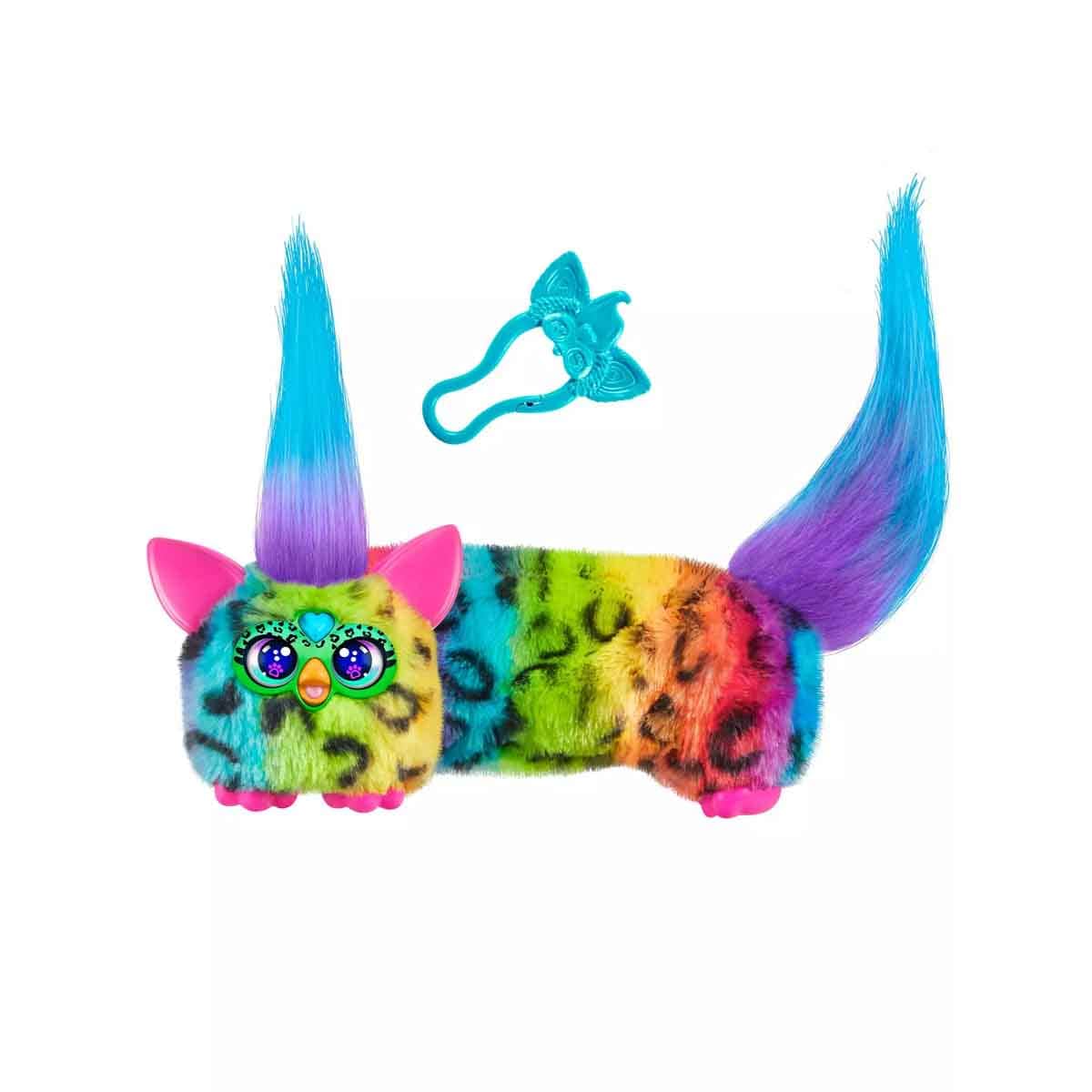 Furby DJ Furblets Rain-Bow-Kat Interactive Plush Toy Girls, 5-7 Years
