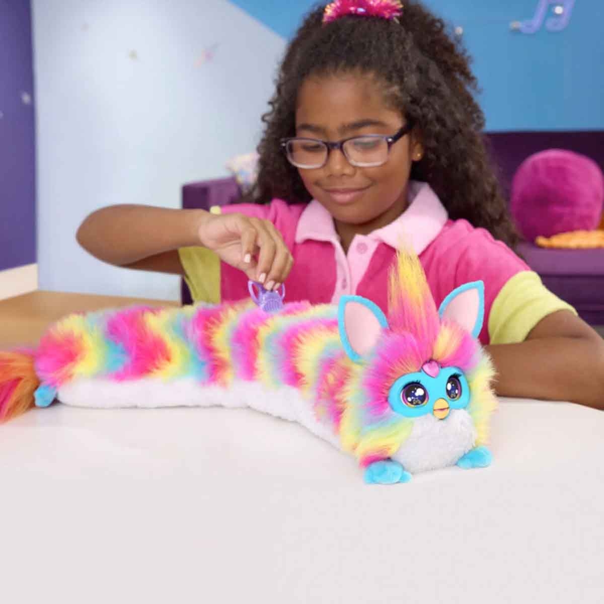 Furby DJ Interactive Plush Toy with Music, Lights & Games Girls, 5-7 Years