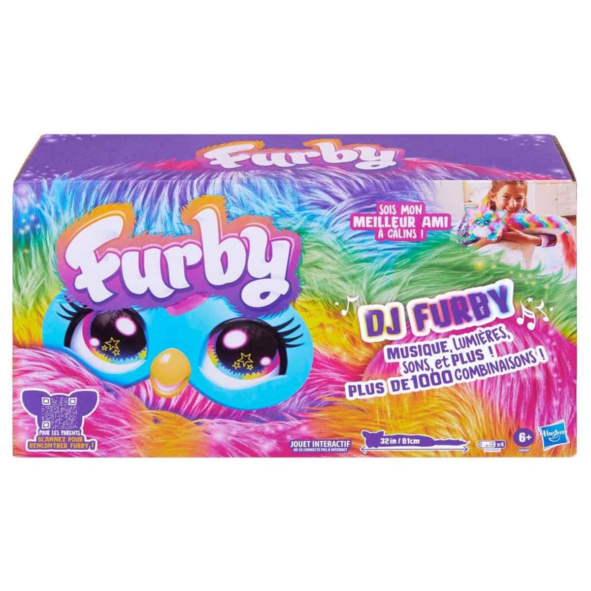 Furby DJ Interactive Plush Toy with Music, Lights & Games Girls, 5-7 Years