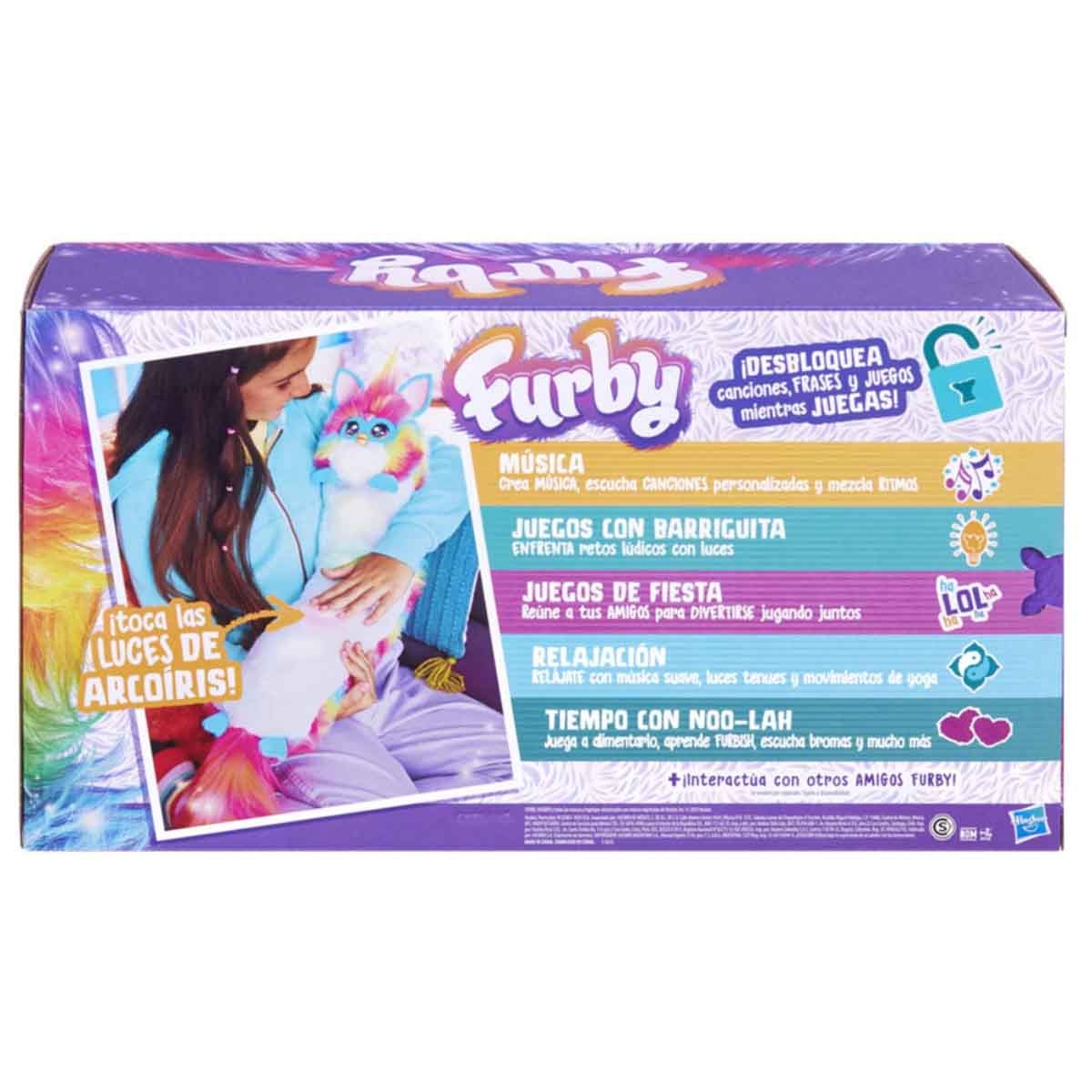 Furby DJ Interactive Plush Toy with Music, Lights & Games Girls, 5-7 Years