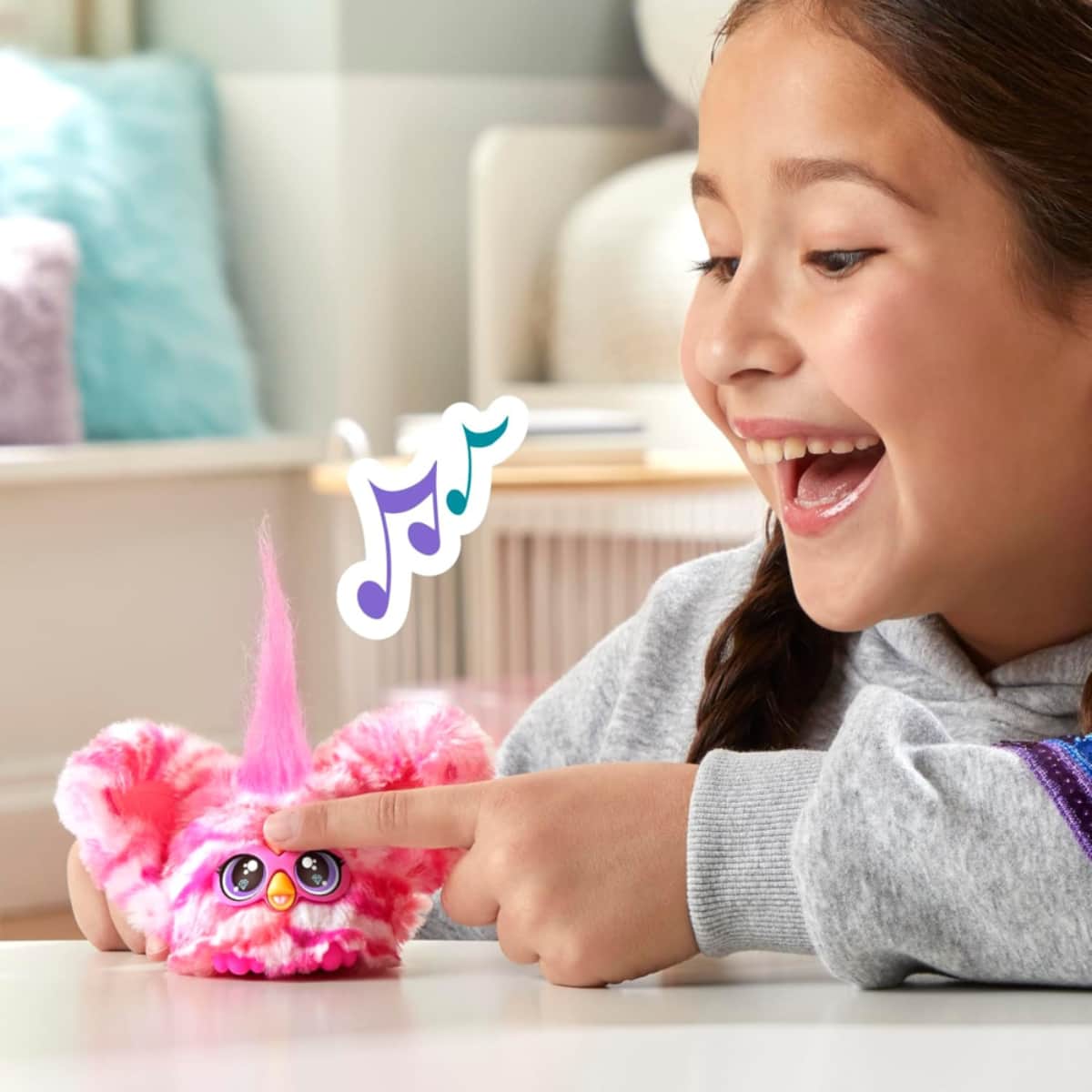 Furby Furblets Bub-Lee Mini Interactive Plush Toy Unisex, 5-7 Years
