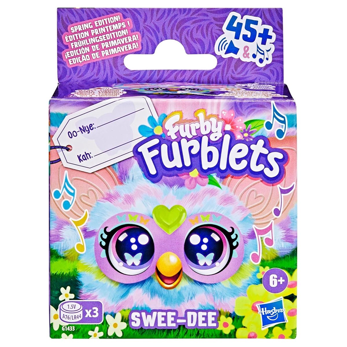 Furby Furblets Swee-Dee Mini Interactive Plush Toy Unisex, 5-7 Years
