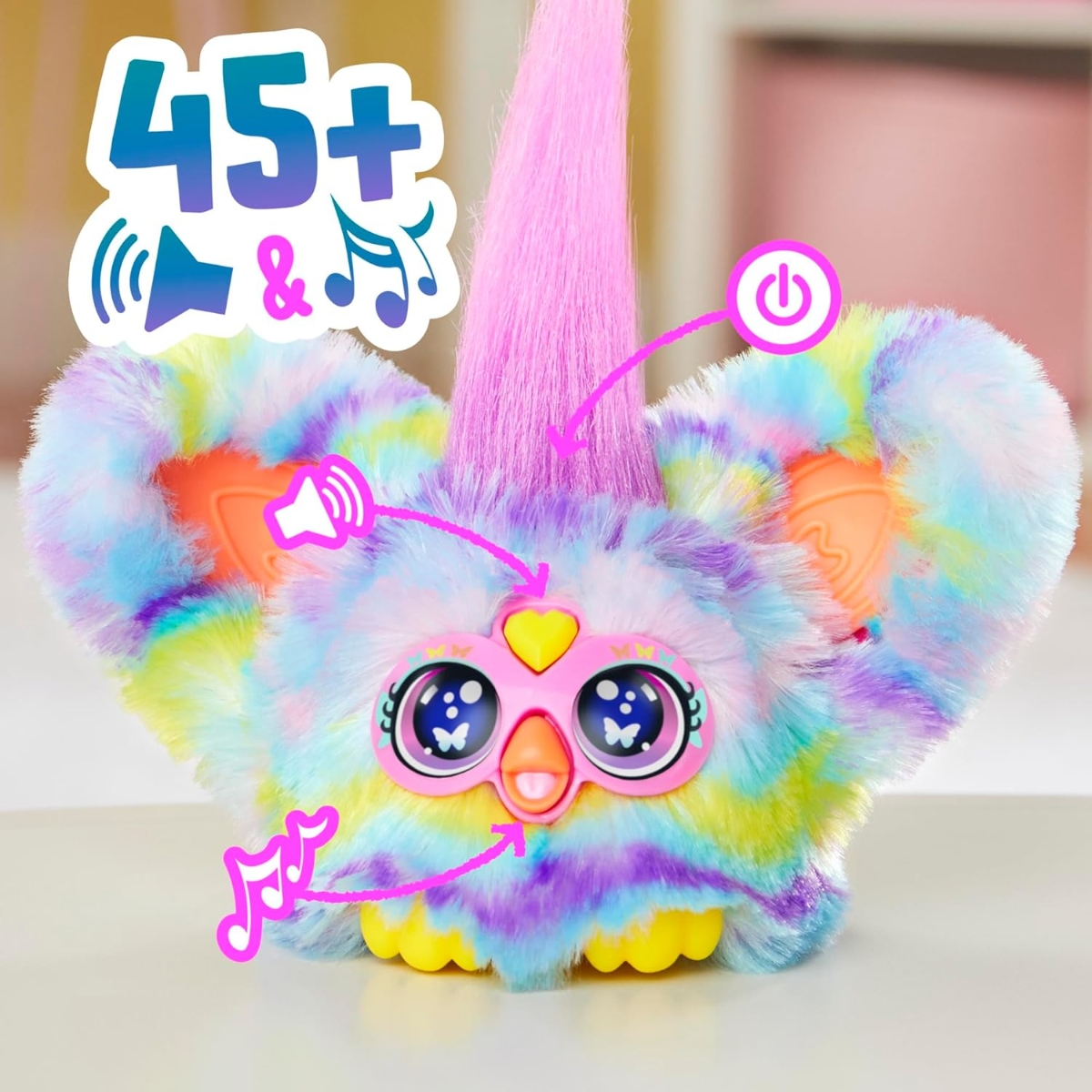 Furby Furblets Swee-Dee Mini Interactive Plush Toy Unisex, 5-7 Years