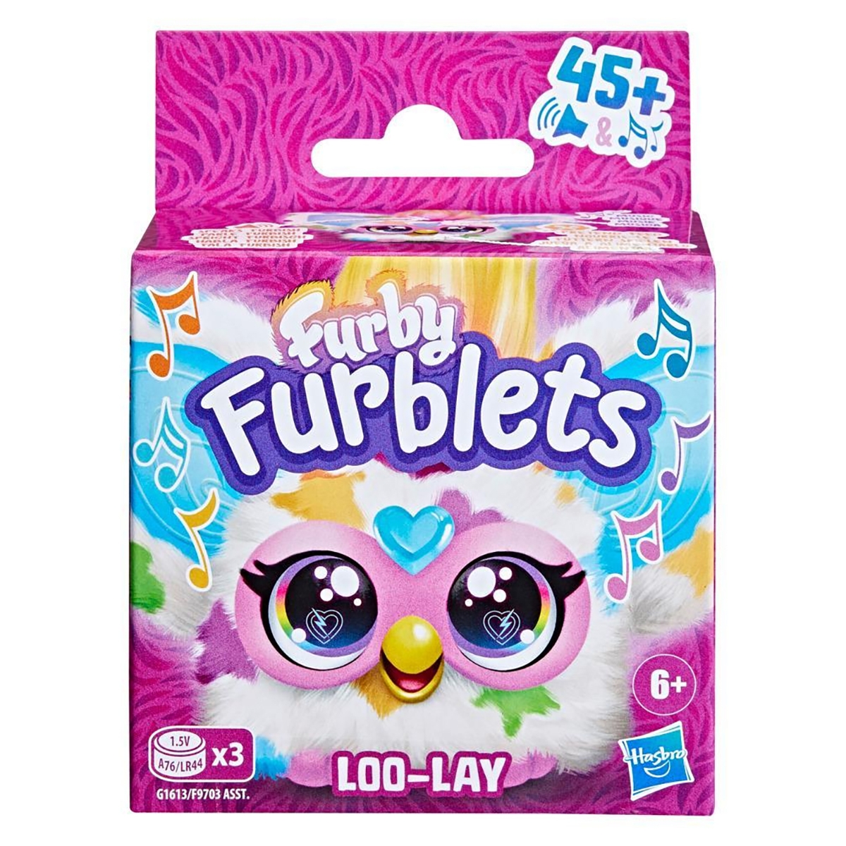 Furby G16135X22 Furblets Loo-Lay Mini Interactive Plush Toy Unisex, 5-7 Years