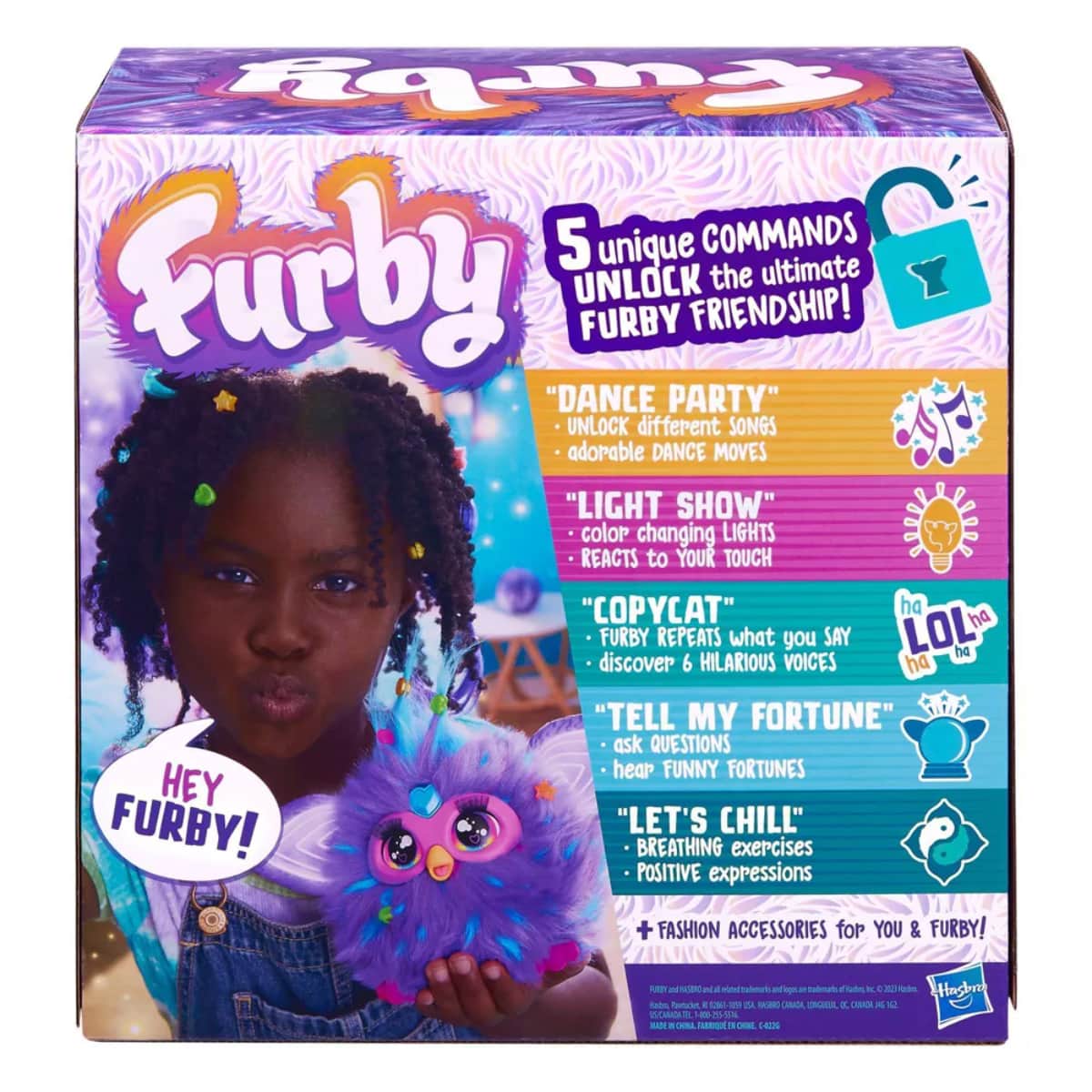 Furby Purple Interactive Plush Toy Unisex, 5-7 Years