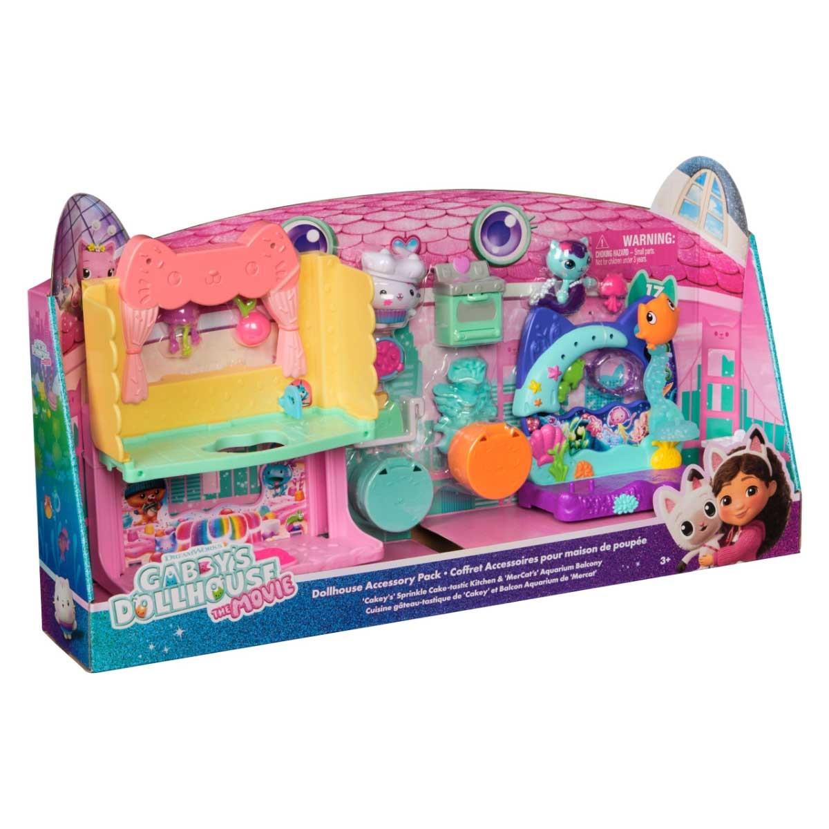 مجموعة ألعاب ملحقات فيلم بيت الدمى من غابي، للجنسين، 3-4 سنوات
